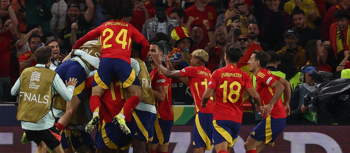España se metió en su tercera final de la Nations League