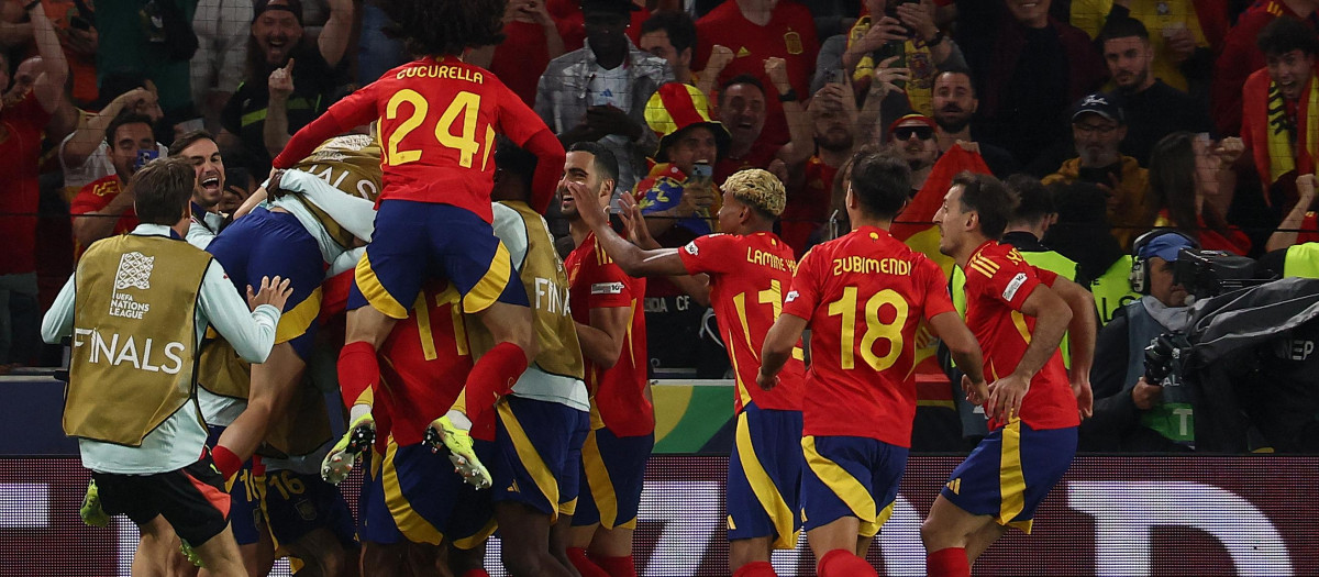 España se metió en su tercera final de la Nations League