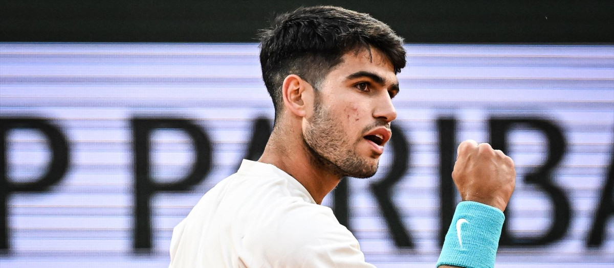 Carlos Alcaraz en Roland Garros 2025