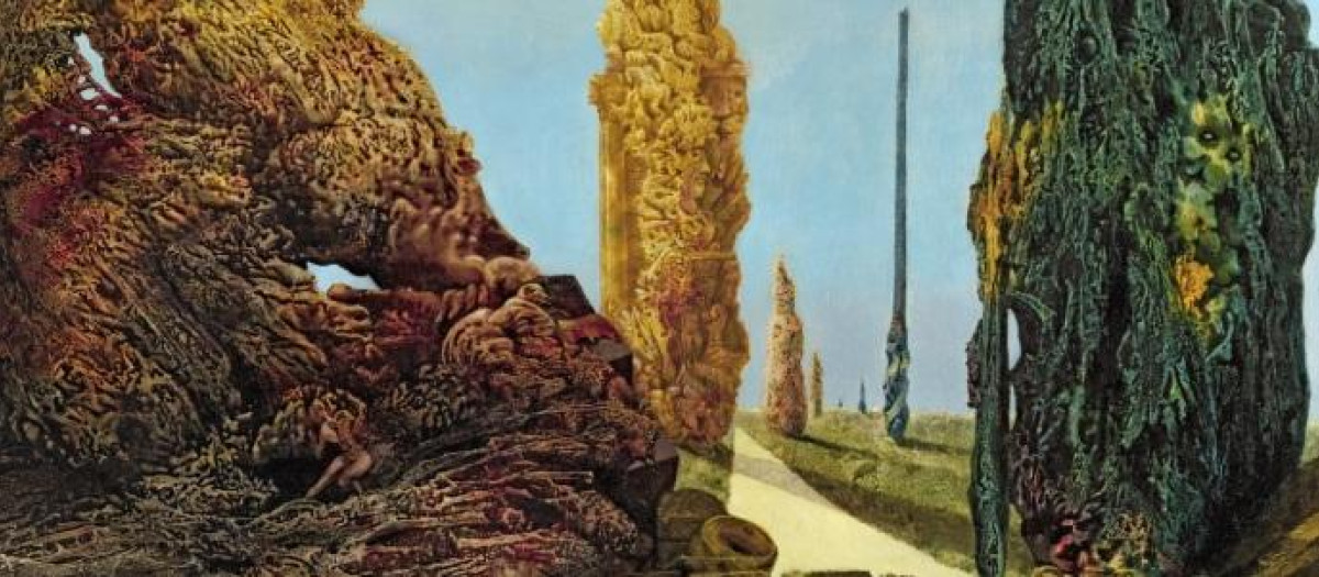 La obra 'Árbol solitario y árboles conyugales', de Max Ernst, es una de las que formarán parte de la exposición