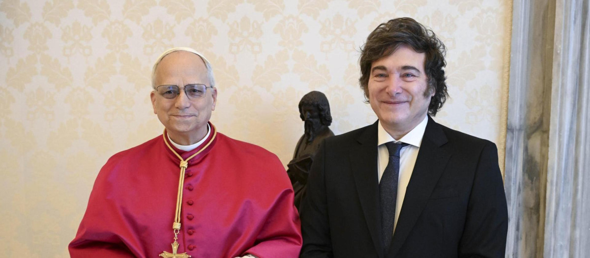 Javier Milei y el Papa León XIV