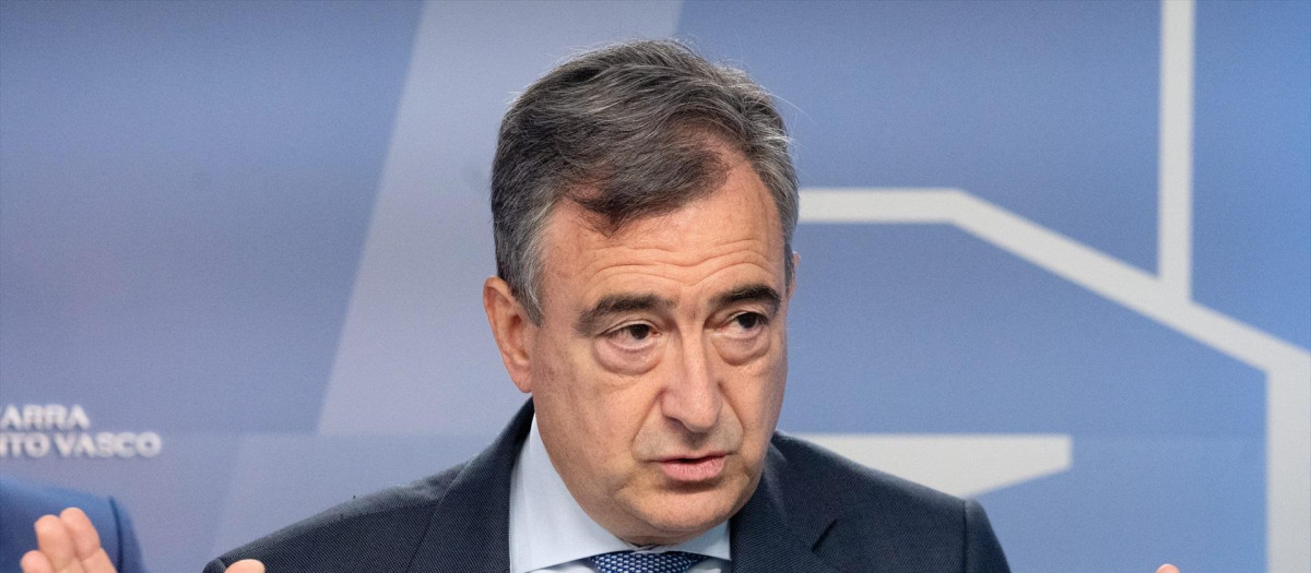 El presidente del PNV, Aitor Esteban