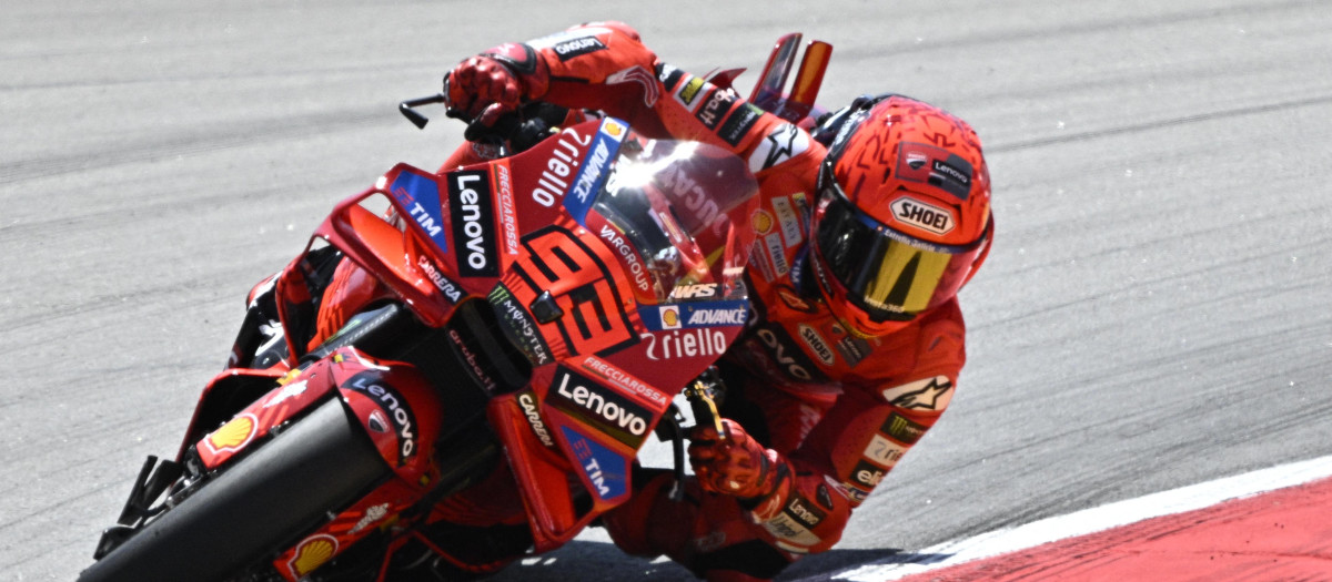 Marc Márquez se llevó la victoria en la carrera del GP de Aragón