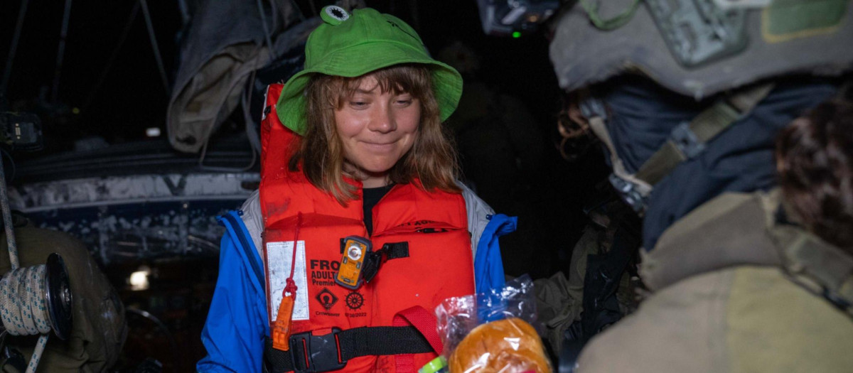 Greta Thunberg estaba en el barco humanitario Madleen