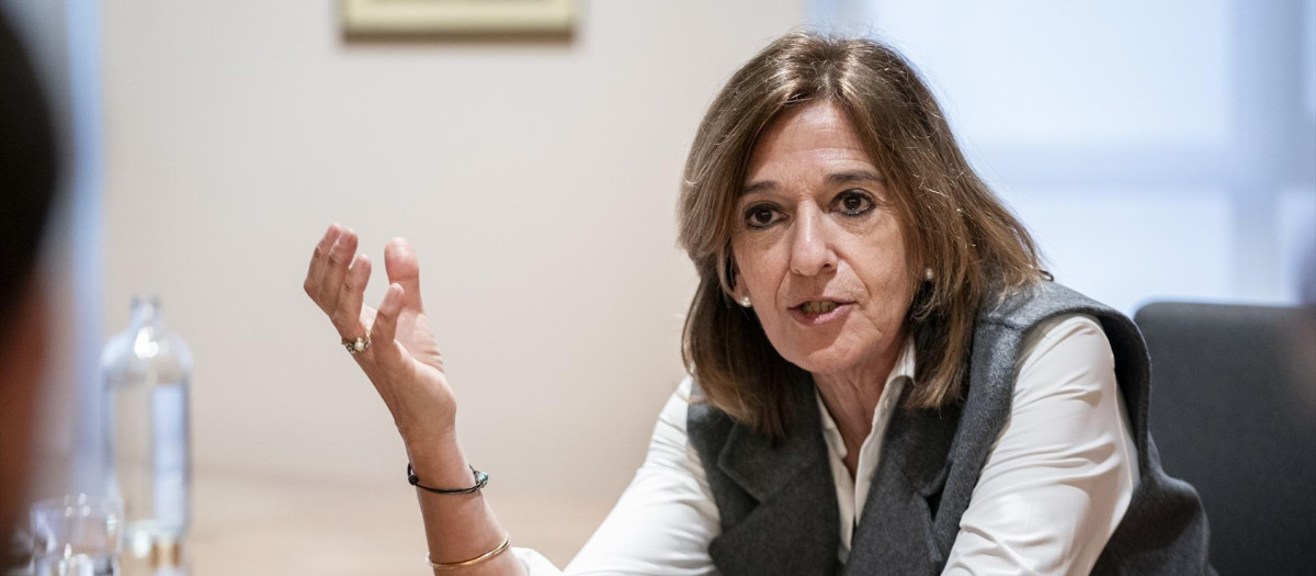 La presidenta de UNESPA, Mirenchu del Valle Schaan.