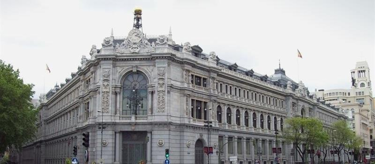 Fachada del Banco de España.