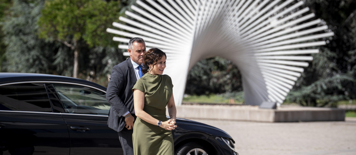 La presidenta de la Comunidad de Madrid, Isabel Díaz Ayuso
