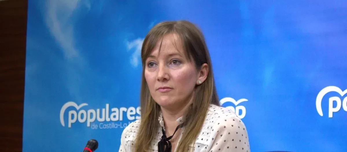 Tania Andicoberry en rueda de prensa (Foto de archivo)