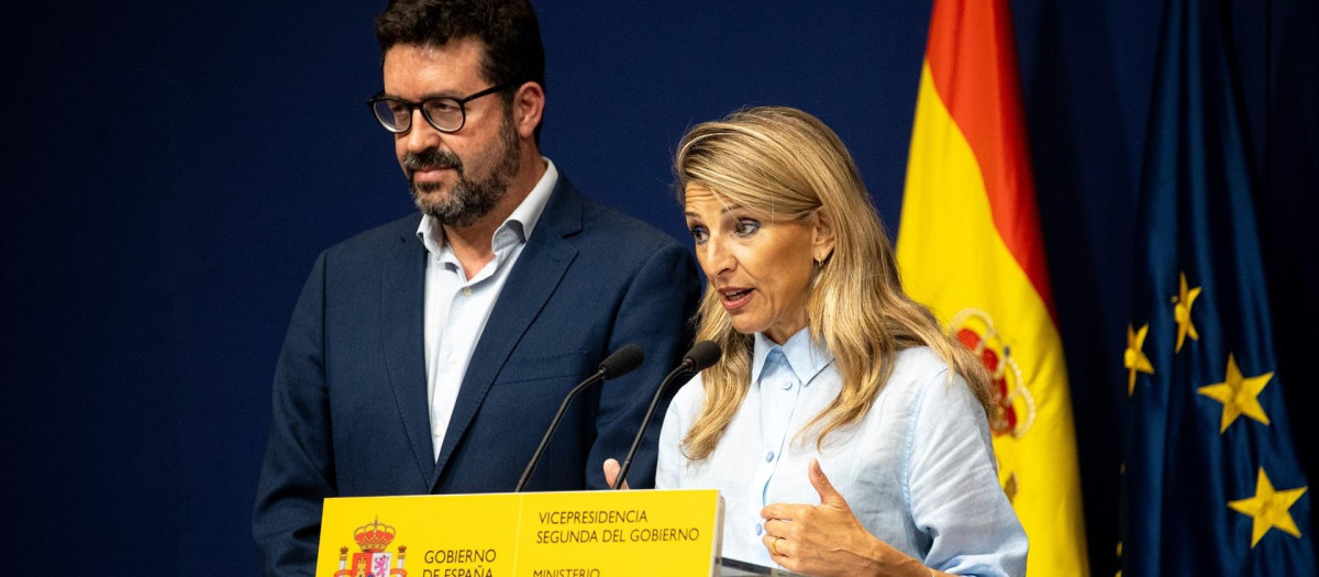 La vicepresidenta segunda del Gobierno y ministra de Trabajo y Economía Social, Yolanda Díaz