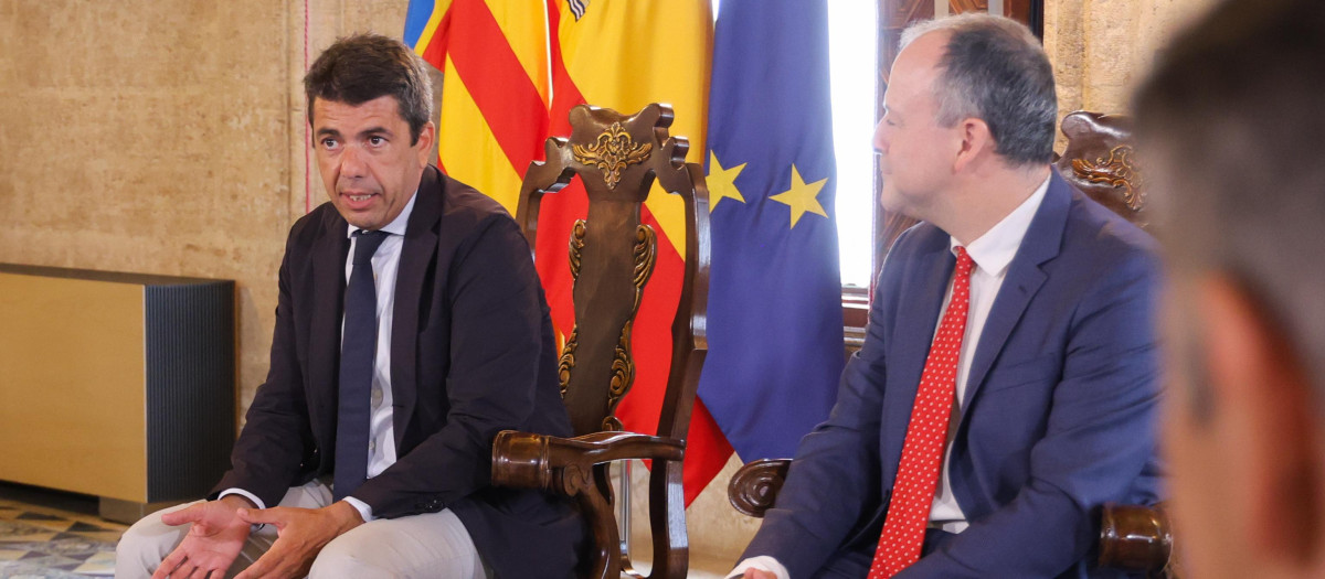 Mazón se reúne con los representantes de institutos tecnológicos de la Comunidad Valenciana