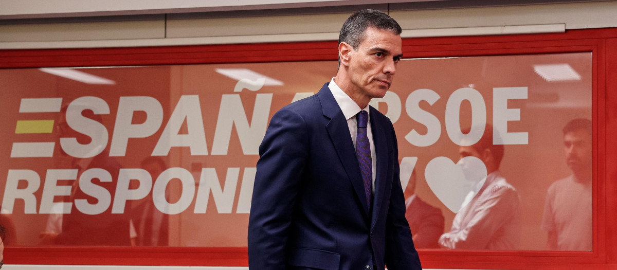 Vuelva a ver la rueda de prensa completa de Pedro Sánchez tras la dimisión de Santos Cerdán