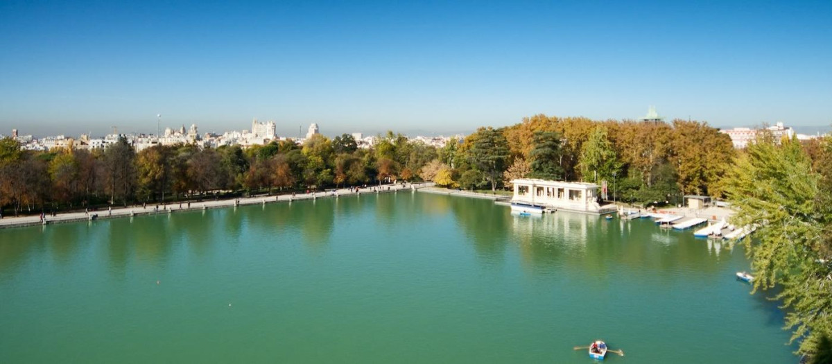 Estanque del parque de El Retiro
