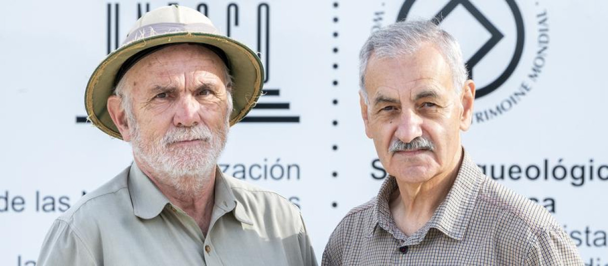 Eudald Carbonell y José María Bermúdez de Castro