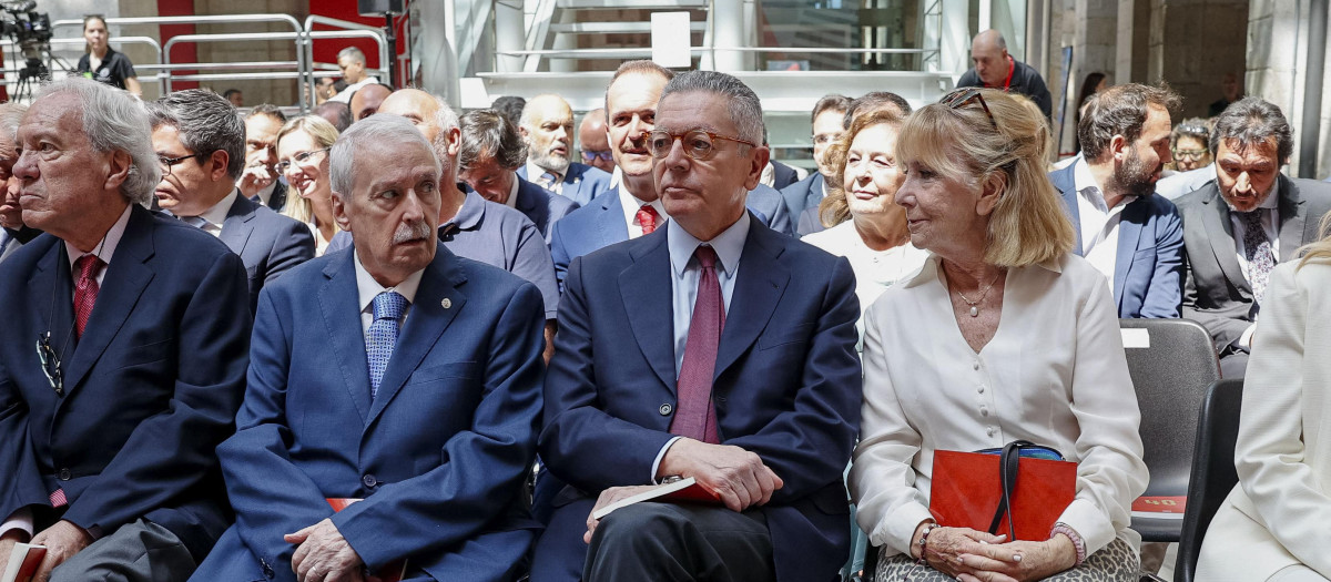 Alberto Ruiz Gallardón y Esperanza Aguirre