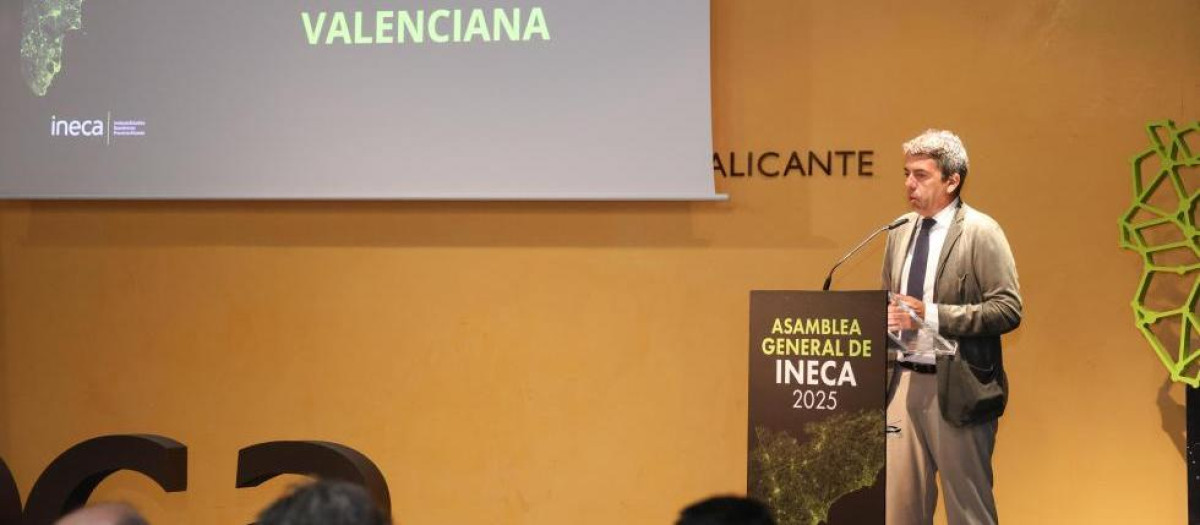 Imagen del presidente de la Generalitat Valenciana, Carlos Mazón