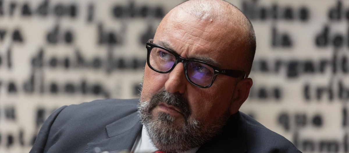 Koldo García, durante su comparecencia en la Comisión del Senado sobre la investigación de las mascarillas en abril de 2024