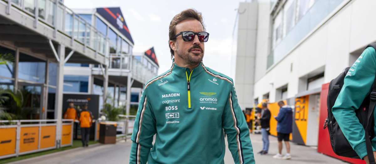Fernando Alonso en el Gran Premio de Canadá