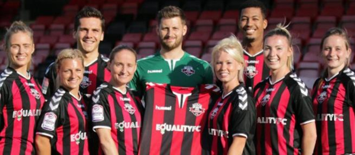 Los futbolistas y las futbolistas del Lewes FC
