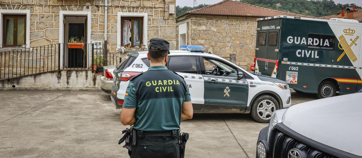 Lugar donde una mujer ha sido hallada muerta, en la localidad burgalesa de Santa Cruz del Valle Urbión