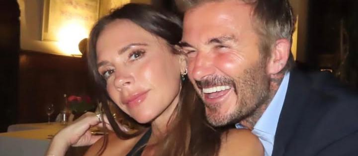Victoria y David Beckham