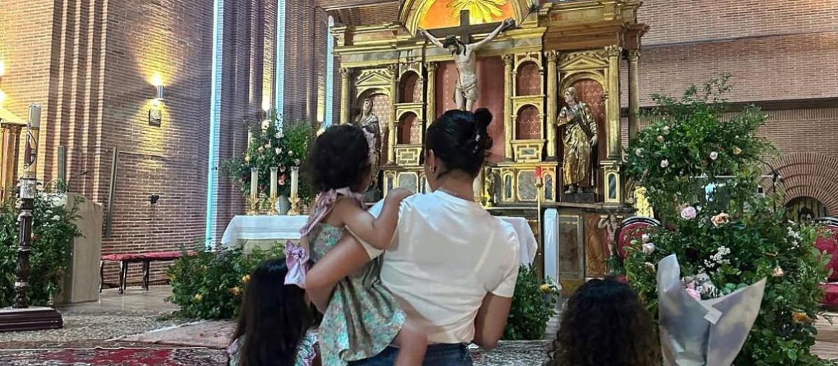 Georgina Rodríguez, con sus hijos
