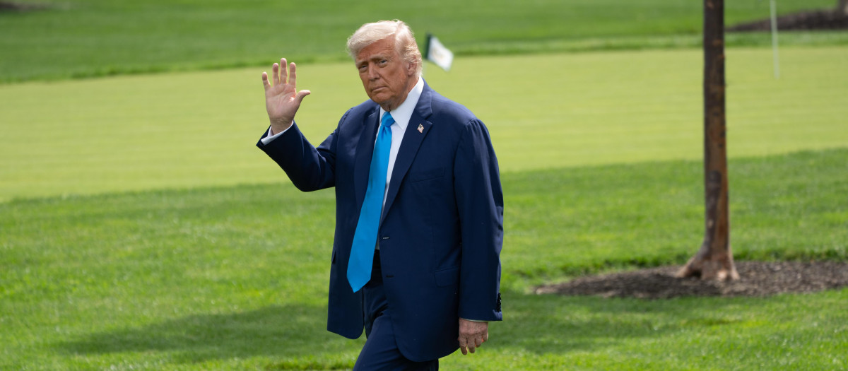 El presidente de los Estados Unidos, Donald Trump