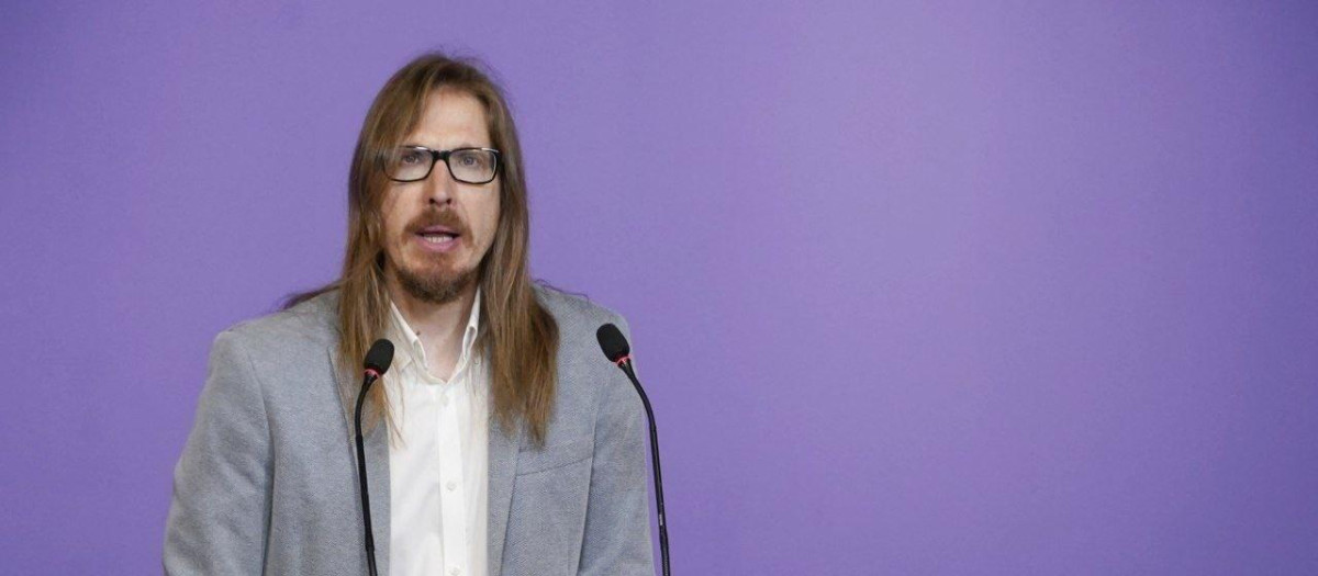 El secretario de Organización de Podemos y coportavoz del partido, Pablo Fernández