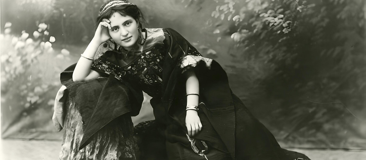 Mª Isabel González del Valle, en su época de 'bon vivant', a principios del siglo XX