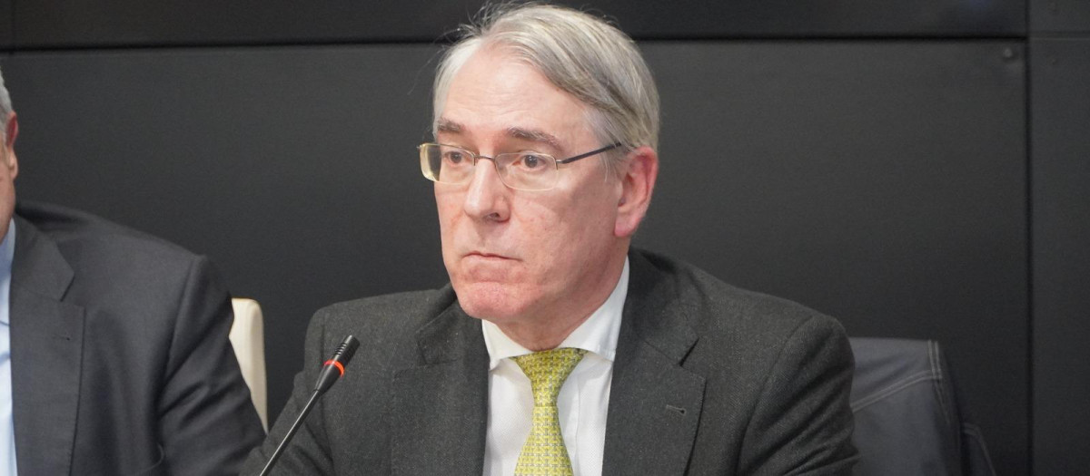 Jose Ignacio Ruiz Toledano, en unas jornadas organizadas por el Colegio de la Abogacía de Madrid.
