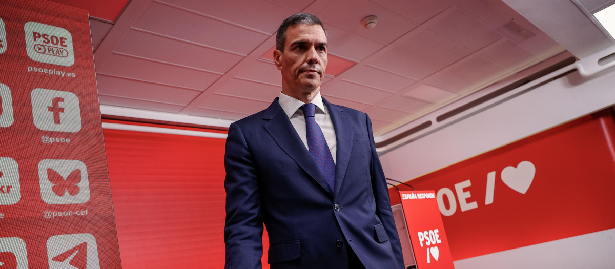 El presidente del gobierno, Pedro Sánchez