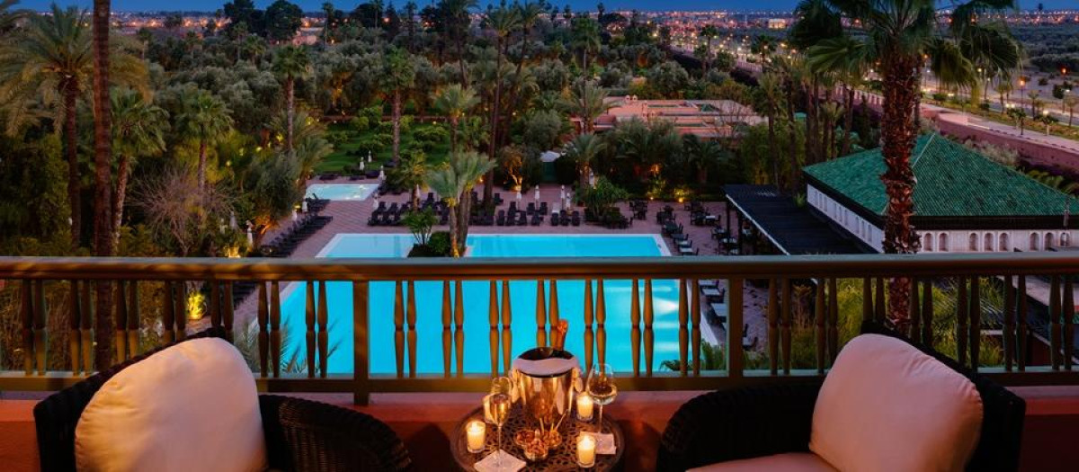 Terraza de la Suite Prestige del hotel La Mamounia.