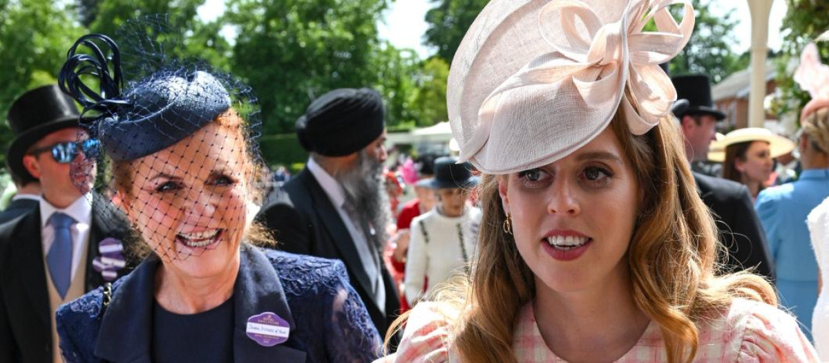 Sarah Ferguson, Duchess of York and Princess Beatrice
Royal Ascot, Day 1, Horse Racing, Ascot Racecourse, UK - 17 Jun 2025 *** Local Caption *** .