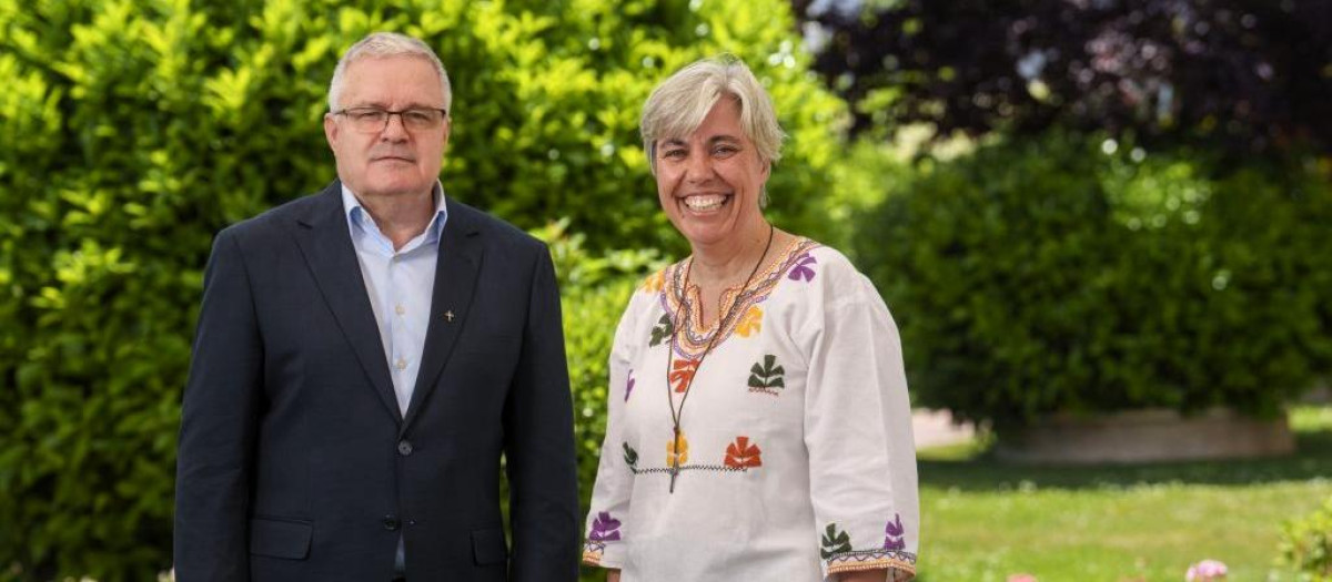 Jesús Díaz Sariego y Cinta Bayo, responsables de la Confer