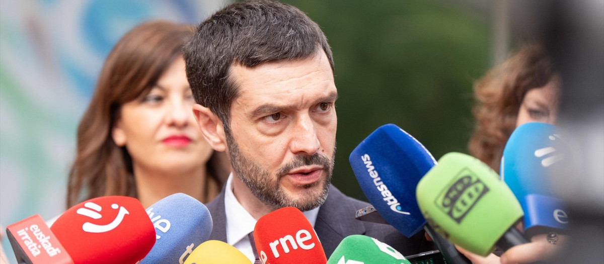 El ministro de Consumo y Agenda 2030, Pablo Bustinduy, es uno de los que ha culpado a las empresas por la corrupción.

IÑAKI BERASALUCE/EUROPA PRESS
12/6/2025