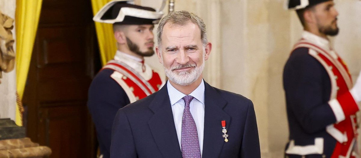 Don Felipe, en el Palacio Real de Madrid