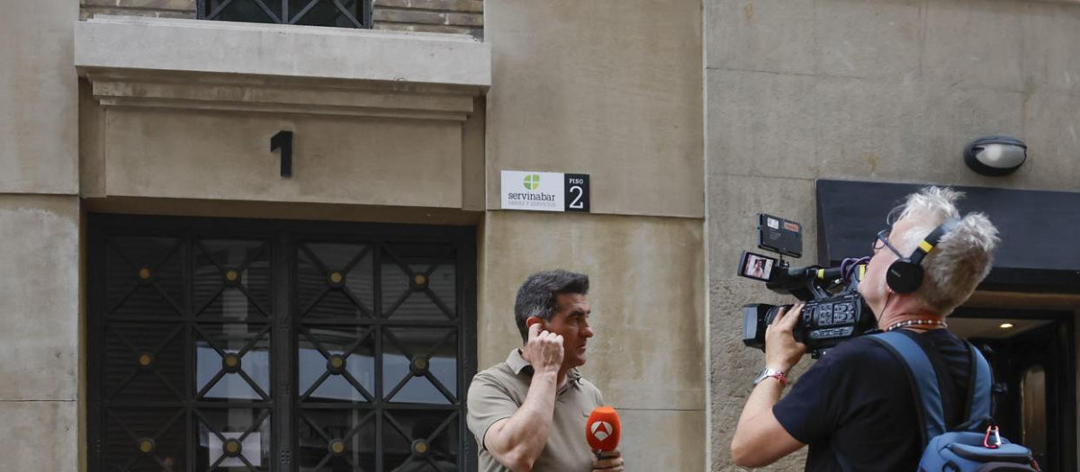 Imagen de la sede de la constructora Servinabar en Pamplona