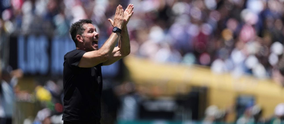 El técnico colchonero durante el Mundial de Clubes