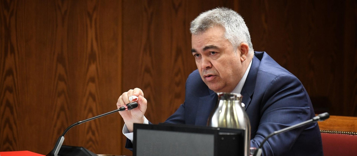 Santos Cerdán, en la comisión de investigación del Senado donde habría cometido falso testimonio