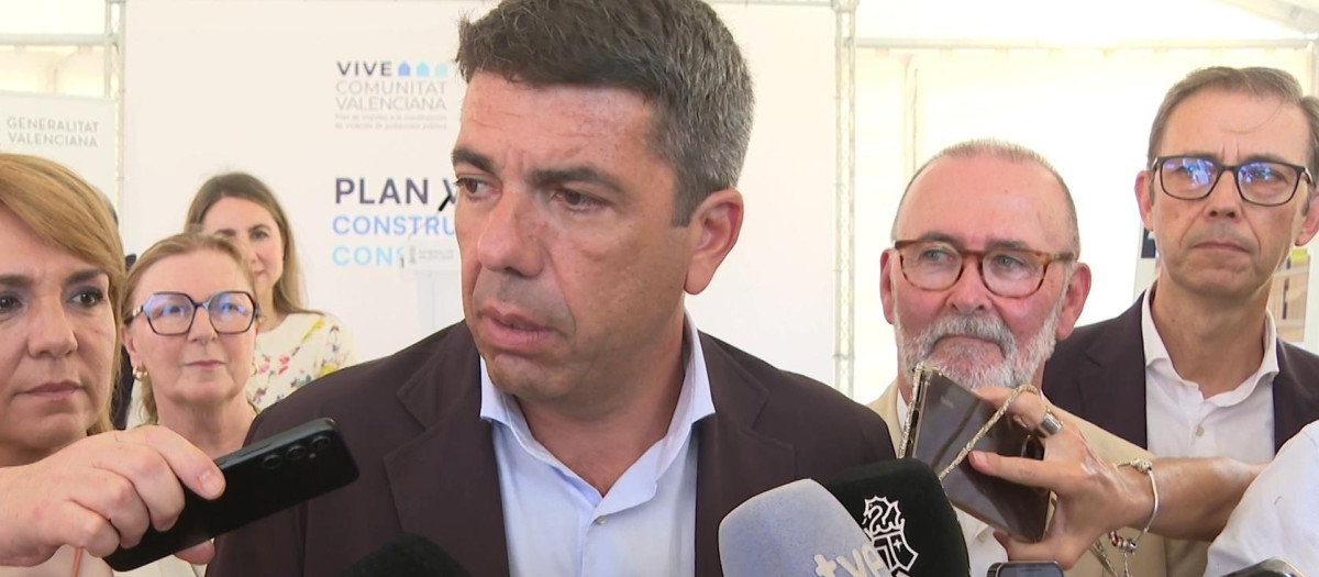 Imagen de archivo del presidente de la Generalitat Valenciana, Carlos Mazón