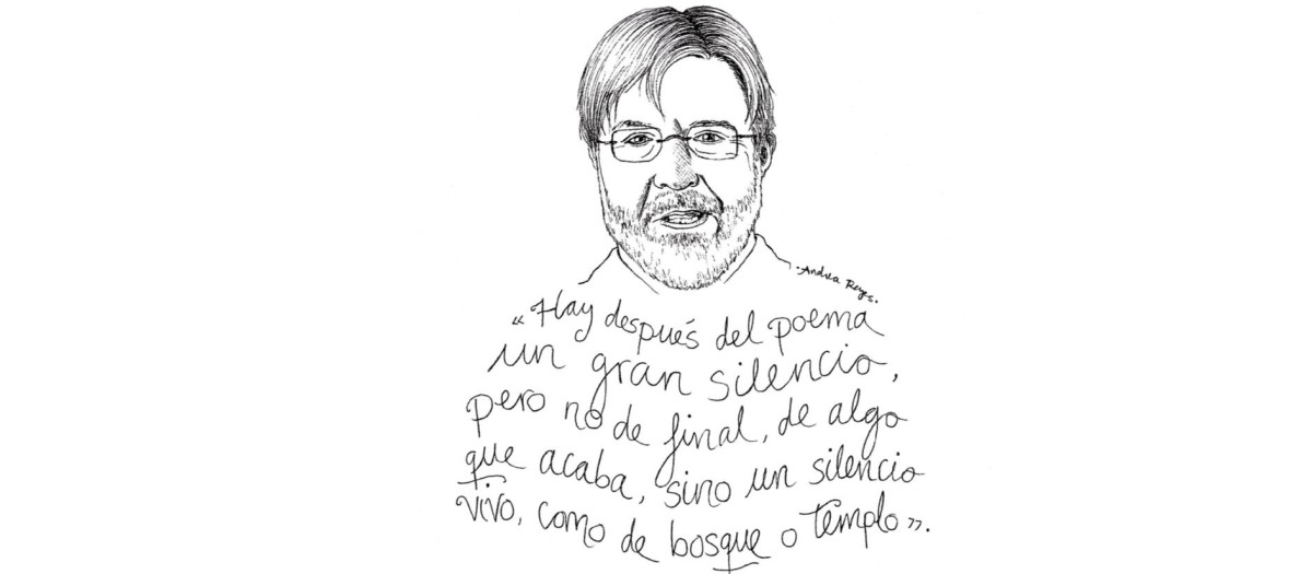 Caligrama de Eloy Sánchez