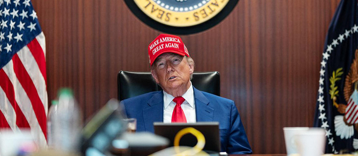 El presidente estadounidense, Donald Trump, en la Casa Blanca