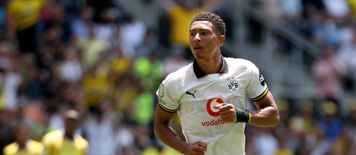 Jobe Bellingham, durante el partido frente a los Mamelodi Sundowns del Mundial de Clubes