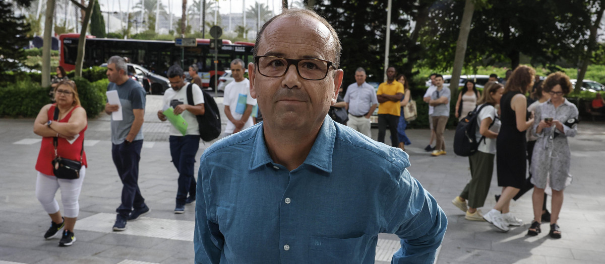 Imagen de archivo de José Ángel Núñez tomada en la Ciudad de la Justicia de Valencia
