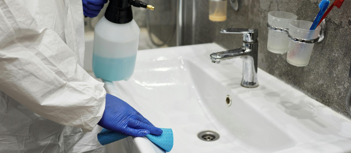 Limpieza de baño