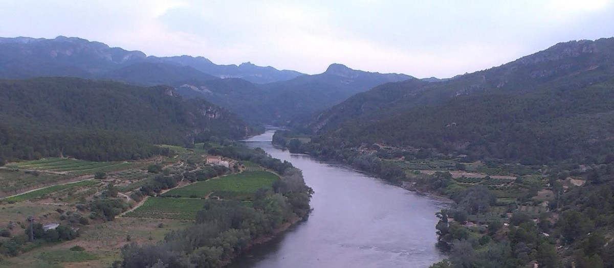 El río Linares en San Pedro Manrique (Soria)