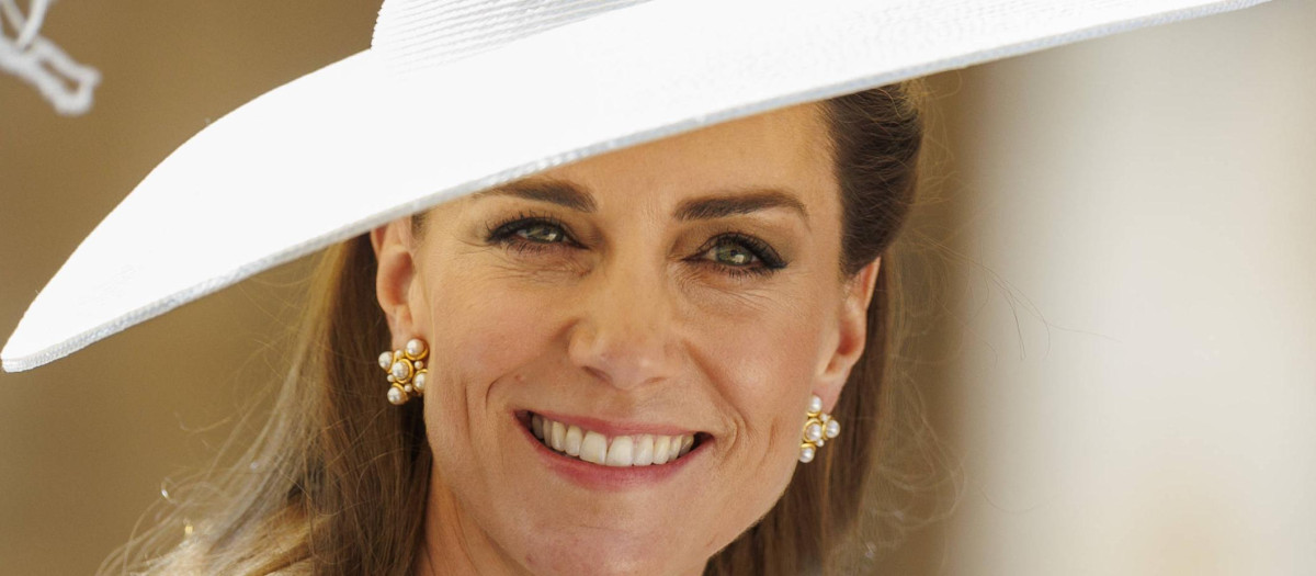 Kate Middleton, junto al Príncipe Guillermo
