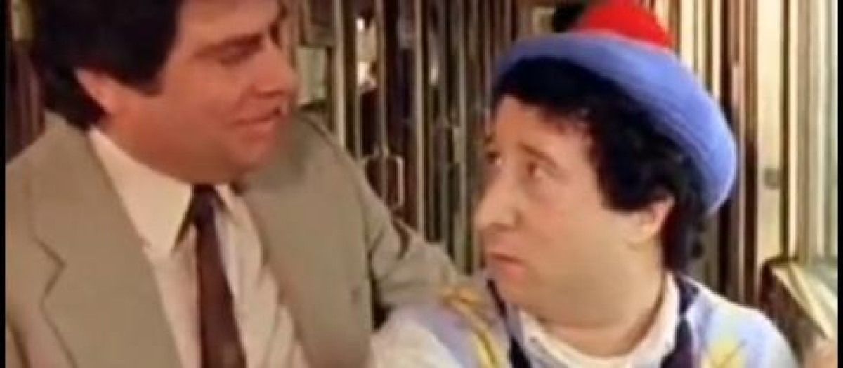 El actor Alvaro Vitali en su papel de Jaimito