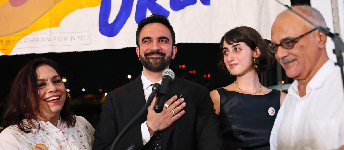 Zohran Mamdani, ganador de las primarias del Partido Demócrata en Nueva York