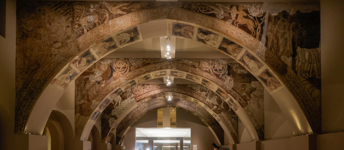 Los murales de Sijena en el Museo Nacional de Arte de Cataluña