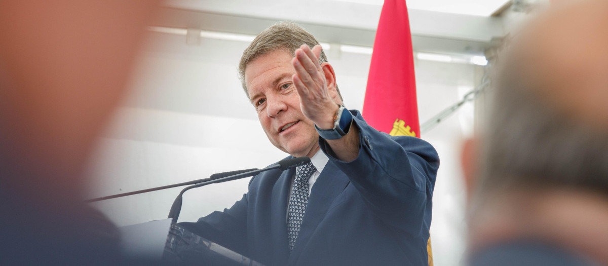 El presidente de Castilla-La Mancha, Emiliano García-Page